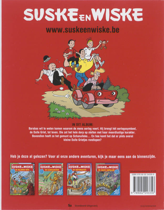 Achterkant van De dulle griet