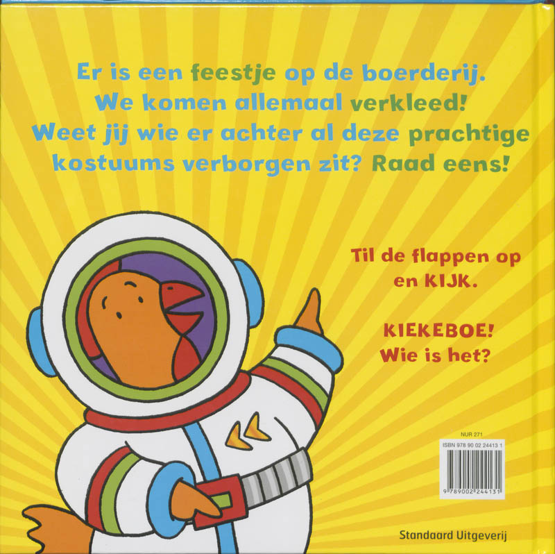 Achterkant van Verkleedpartij op de boerderij