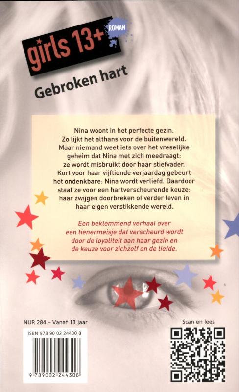 Achterkant van Girls 13+ Gebroken hart