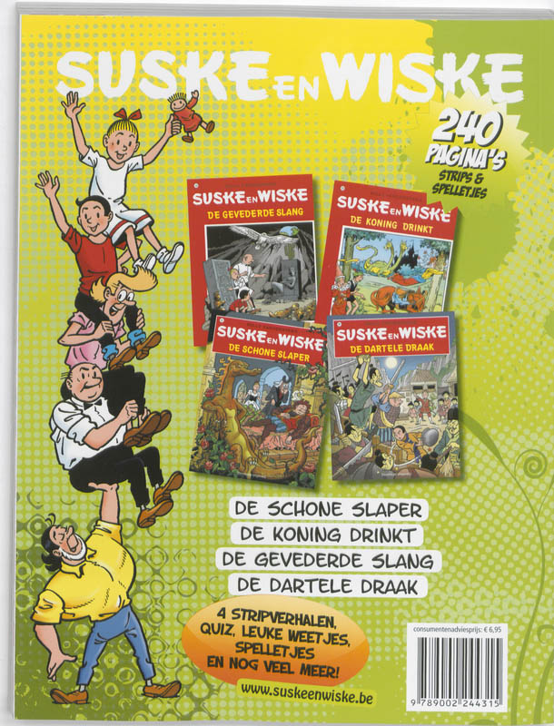 Achterkant van Vakantieboek