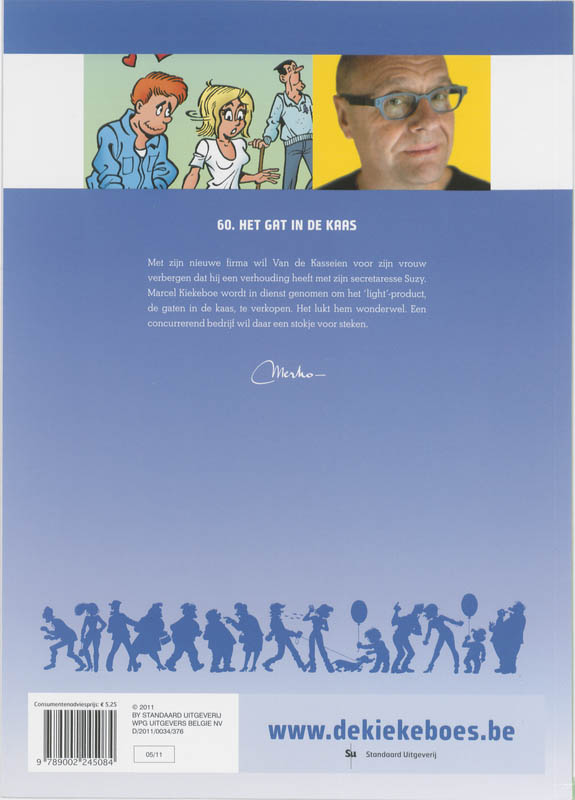 Achterkant van Het gat in de kaas