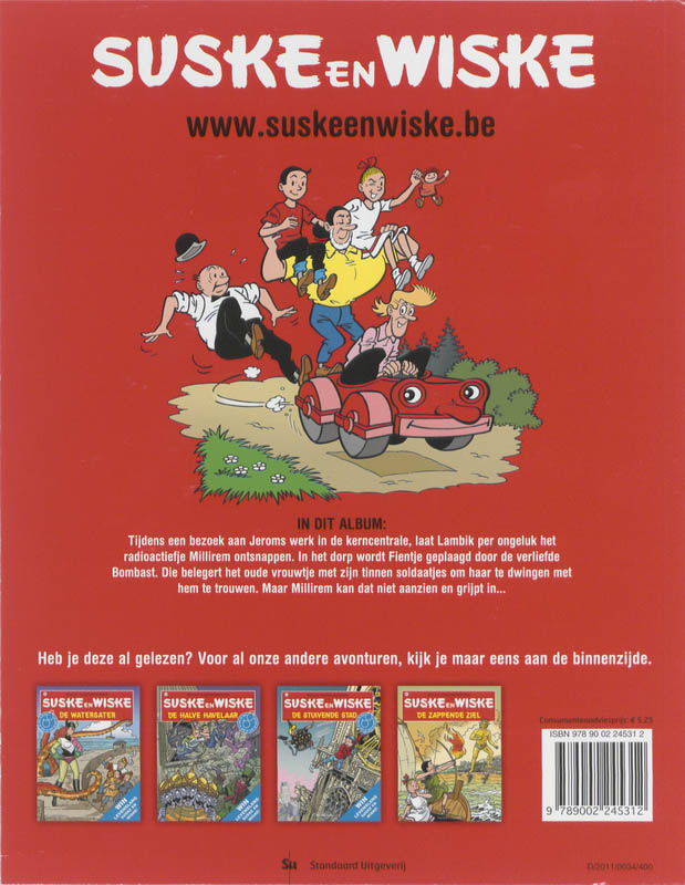 Achterkant van De mooie millirem