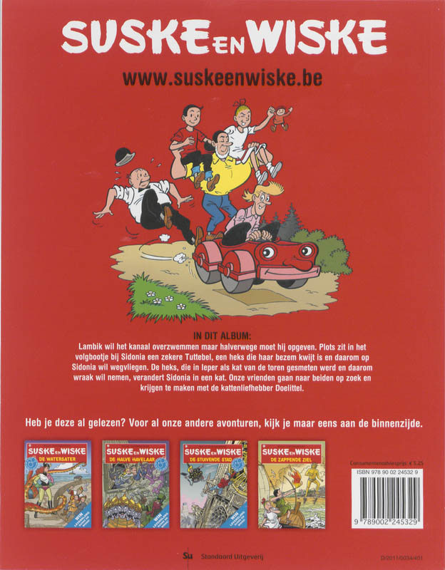 Achterkant van De kattige kat