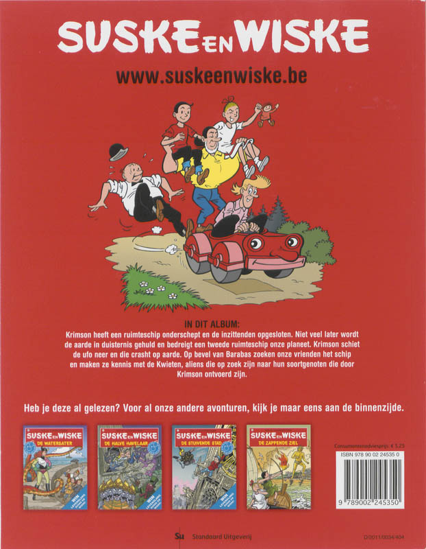 Achterkant van De kwaaie kwieten