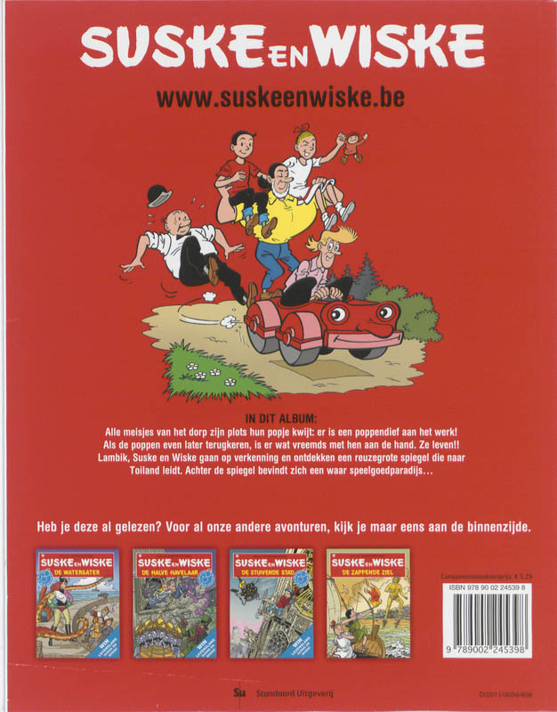 Achterkant van De speelgoedspiegel