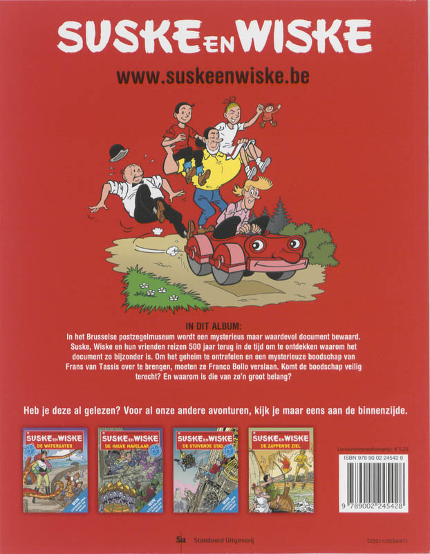 Achterkant van De postruiter