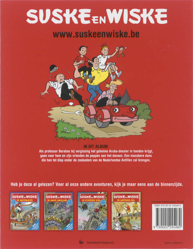 Achterkant van Het aruba dossier