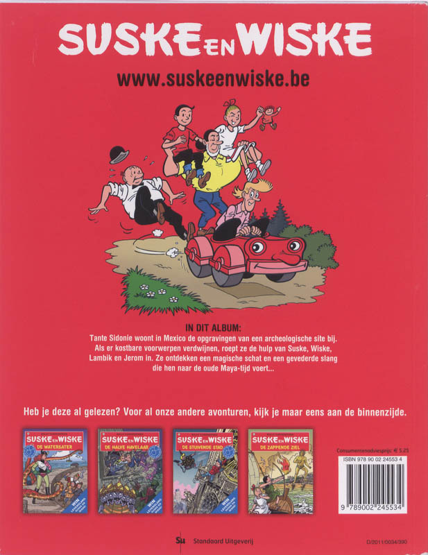 Achterkant van De gevederde slang
