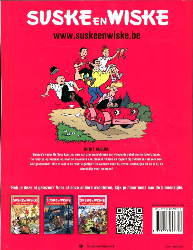 Achterkant van De snorrende snor