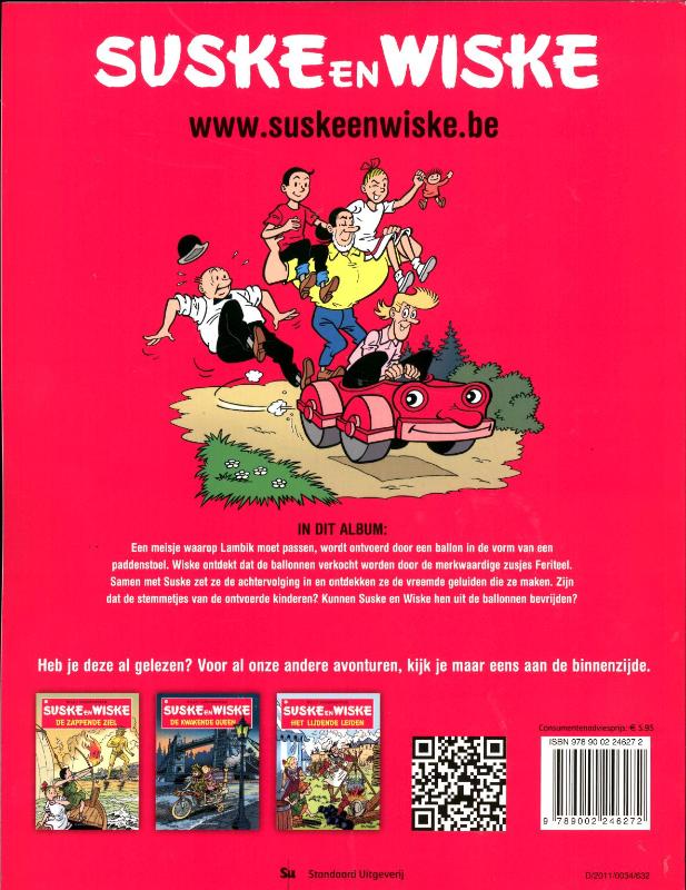 Achterkant van De zingende zwammen
