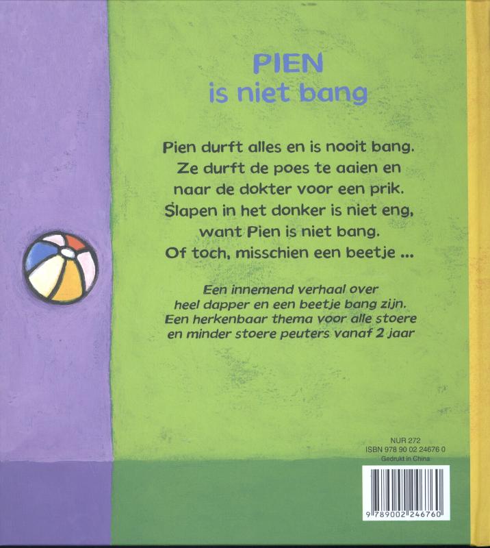 Achterkant van PIen is niet bang