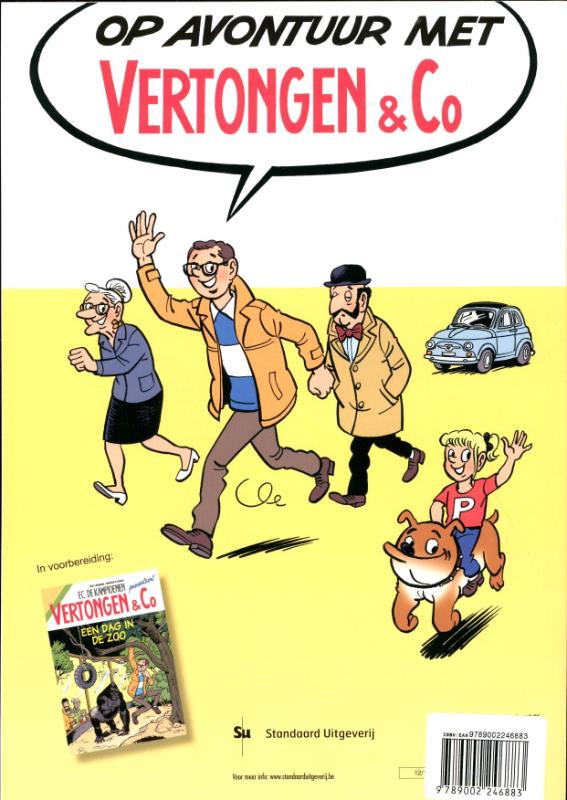Achterkant van Vertongen & C0 het gouden bolleke