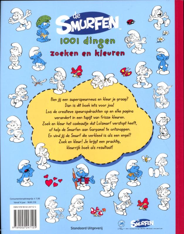 Achterkant van 1001 dingen zoeken en kleuren