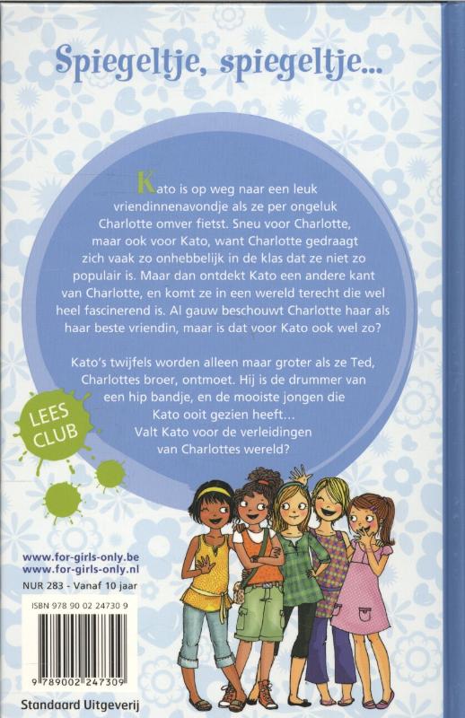 Achterkant van Spiegeltje, spiegeltje