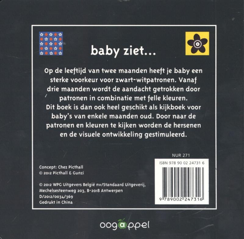 Achterkant van Baby ziet...