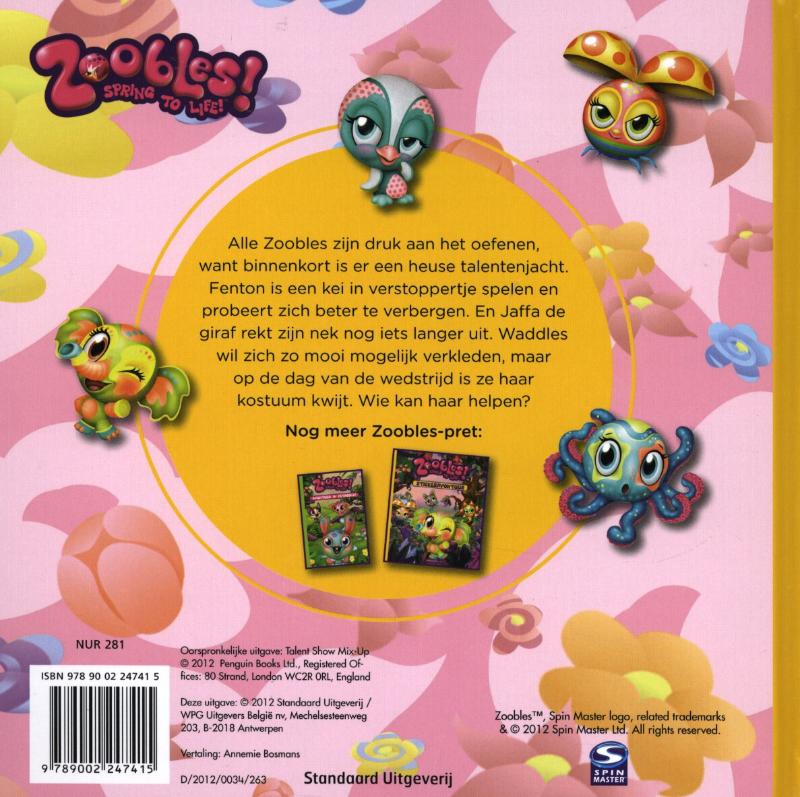 Achterkant van Wie helpt Waddles?
