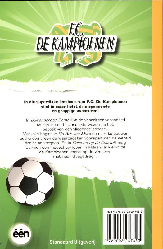 Achterkant van FC De Kampioenen