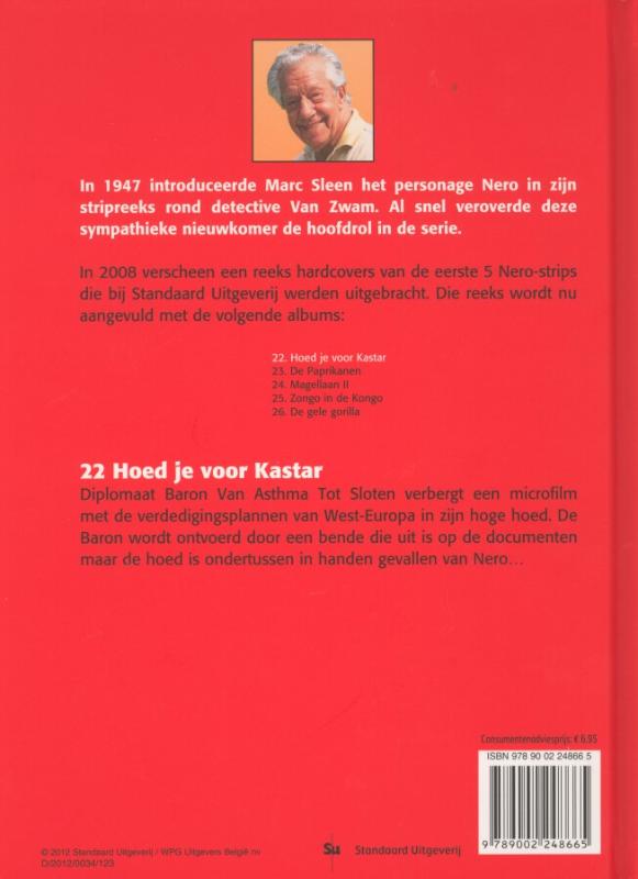 Achterkant van Hoed je voor Kastar