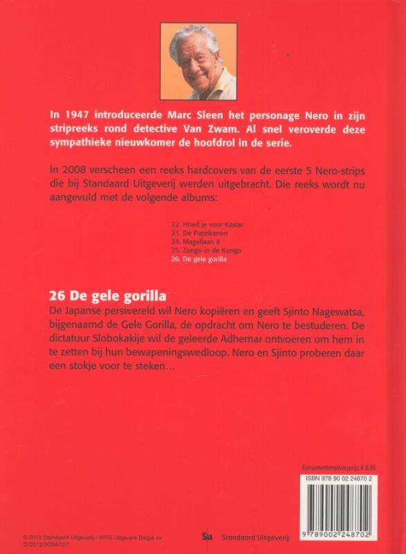 Achterkant van De gele gorilla