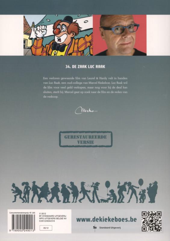 Achterkant van De zaak Luc Raak
