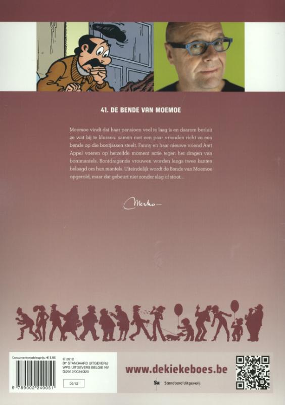 Achterkant van De bende van Moemoe