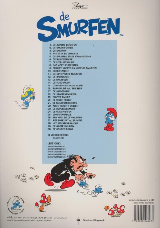 Achterkant van De juwelensmurf