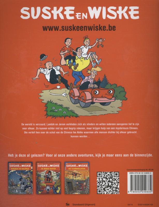 Achterkant van De vlijtige vlinder