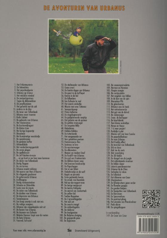 Achterkant van De vliegende goudrenet