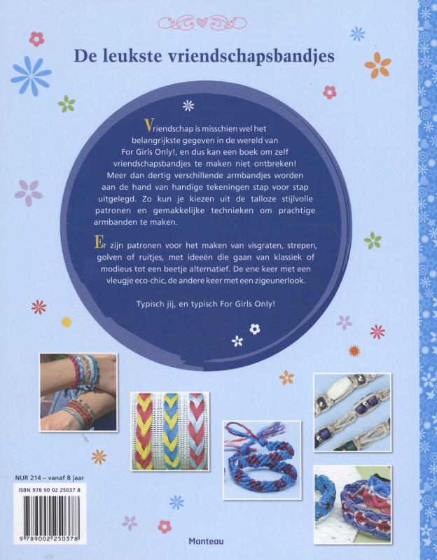 Achterkant van De leukste vriendschapsbandjes