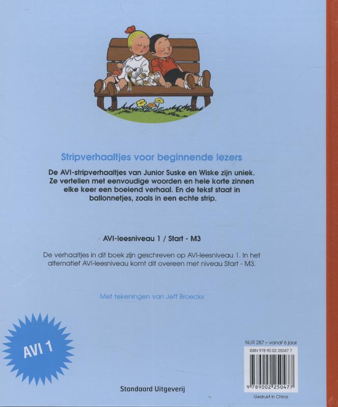Achterkant van AVI-leesniveau 1/Start - M3