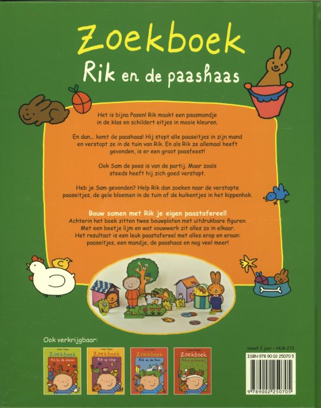 Achterkant van Rik en de paashaas
