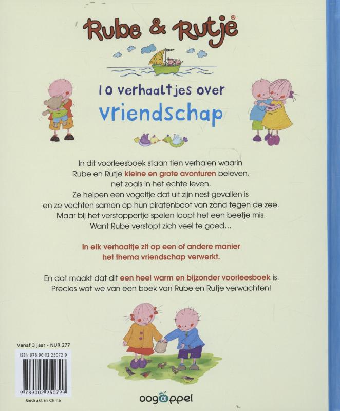 Achterkant van Rube en Rutje
