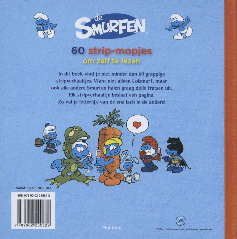 Achterkant van 60 Stripmopjes
