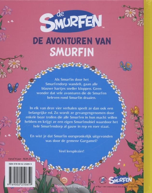 Achterkant van De avonturen van Smurfin