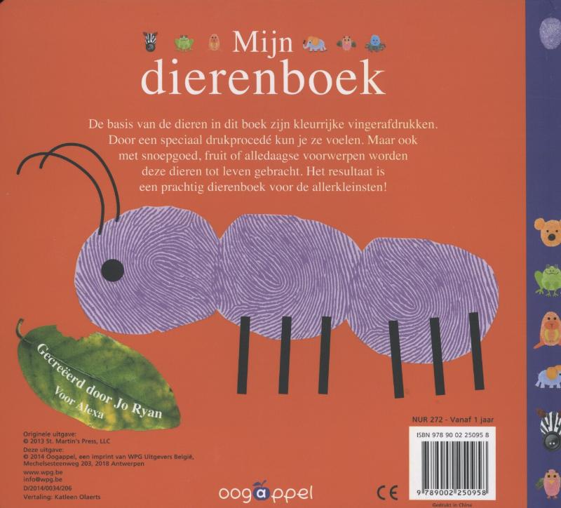 Achterkant van Mijn dierenboek