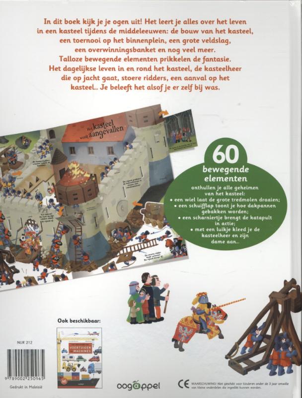 Achterkant van Het groter boek van ridders en kastelen
