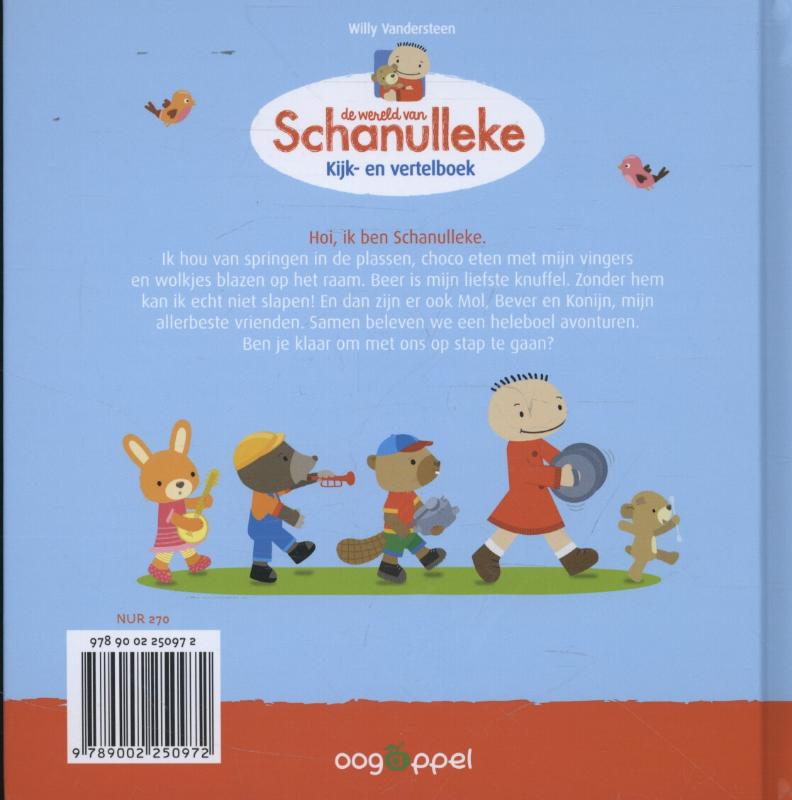 Achterkant van De wereld van Schanulleke