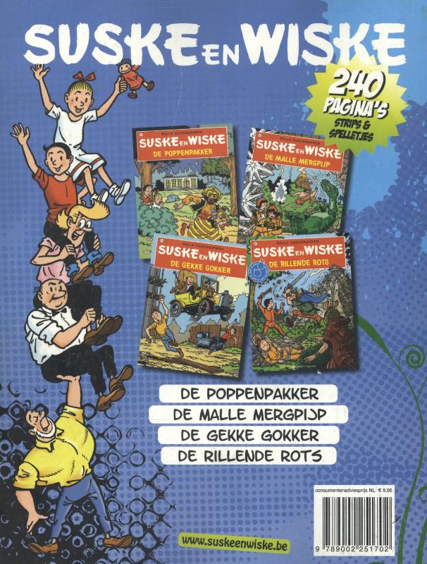 Achterkant van Vakantieboek