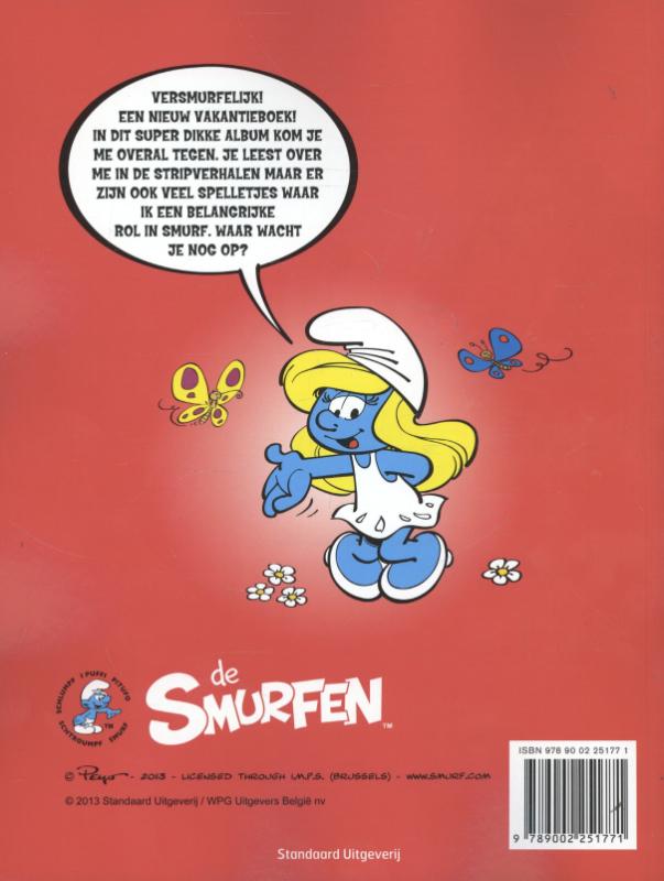 Achterkant van Vakantieboek!