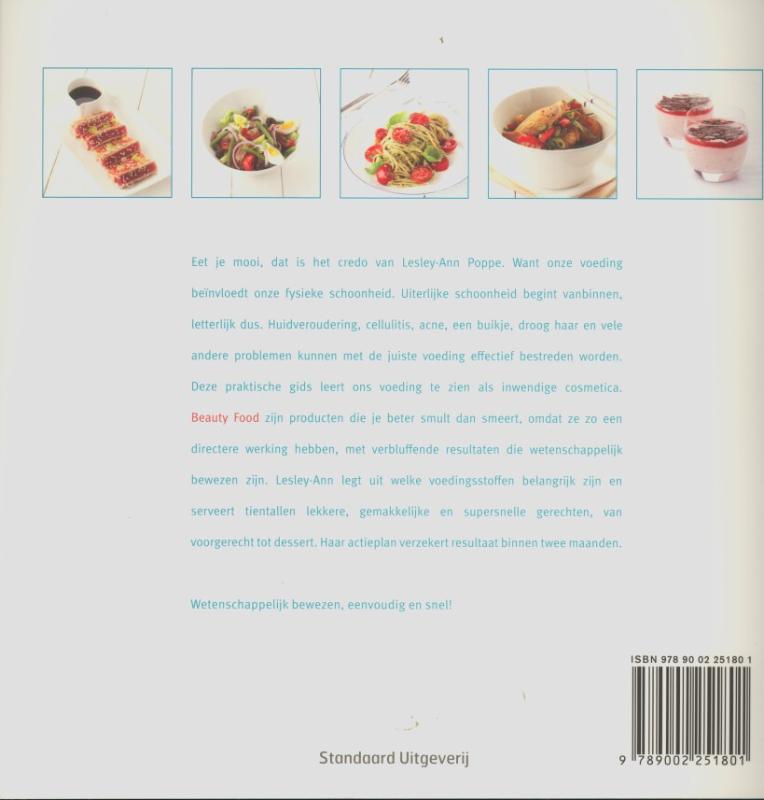 Achterkant van Beauty food