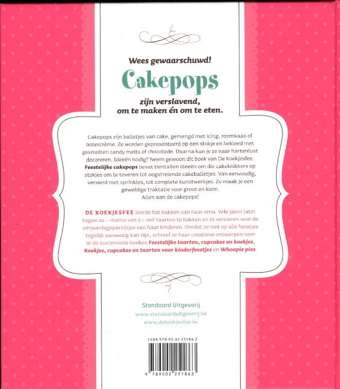 Achterkant van Feestelijke cakepops