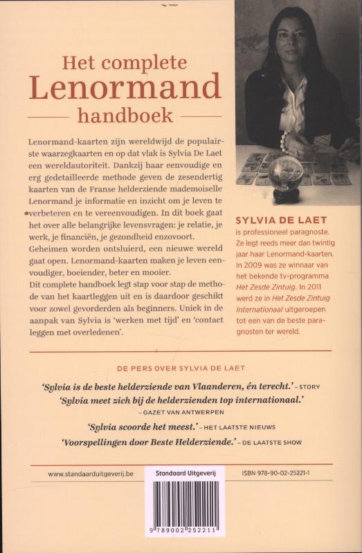 Achterkant van Het complete Lenormand handboek