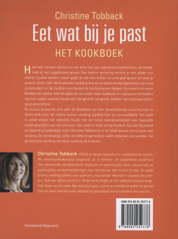 Achterkant van Eet wat bij je past