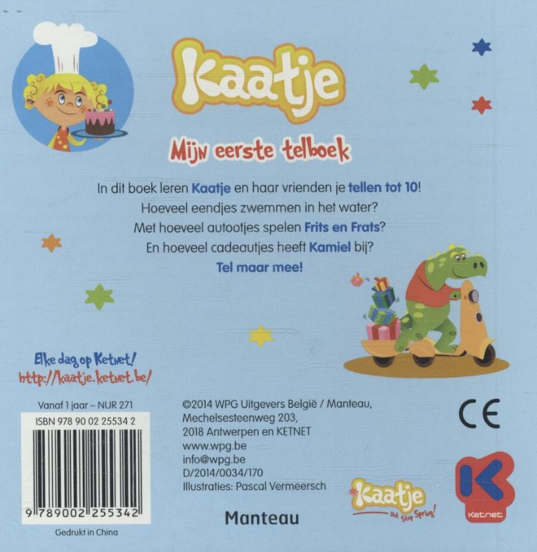 Achterkant van Mijn eerste telboek