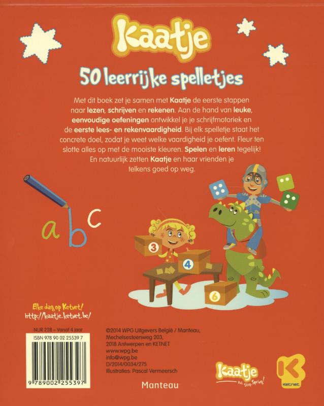 Achterkant van 50 leerrijke spelletjes