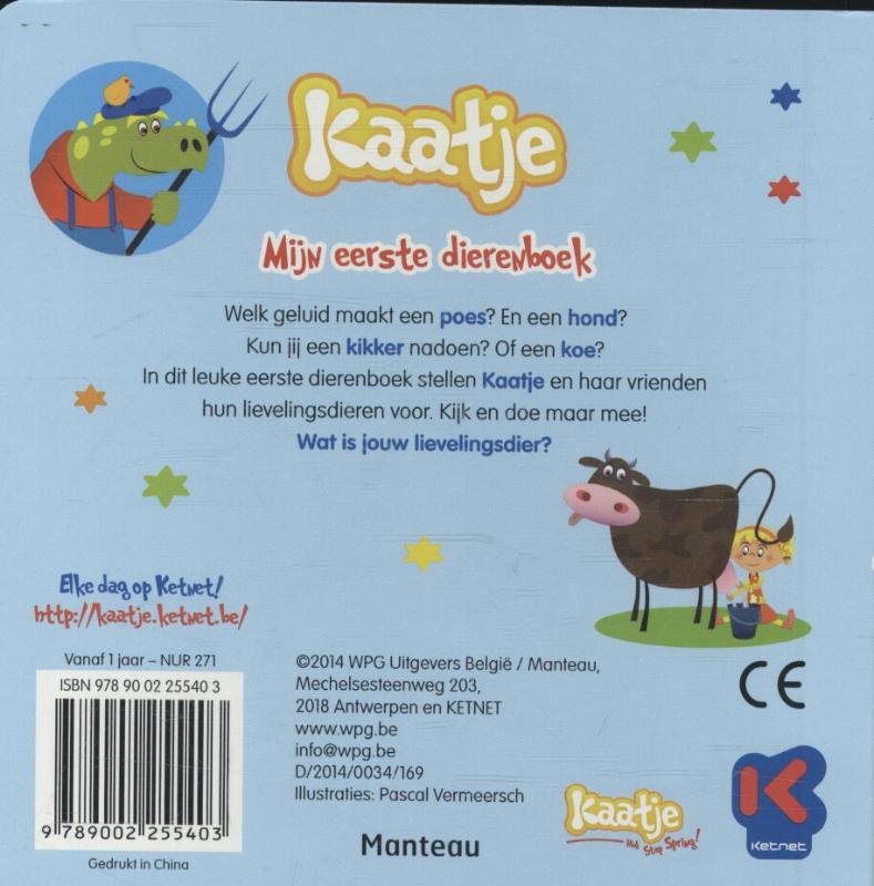 Achterkant van Mijn eerste dierenboek