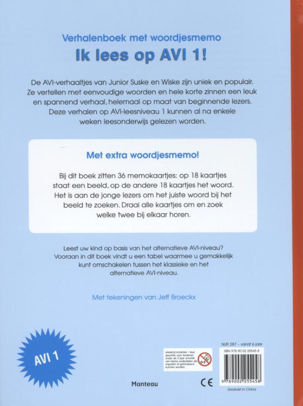 Achterkant van Ik lees op AVI 1