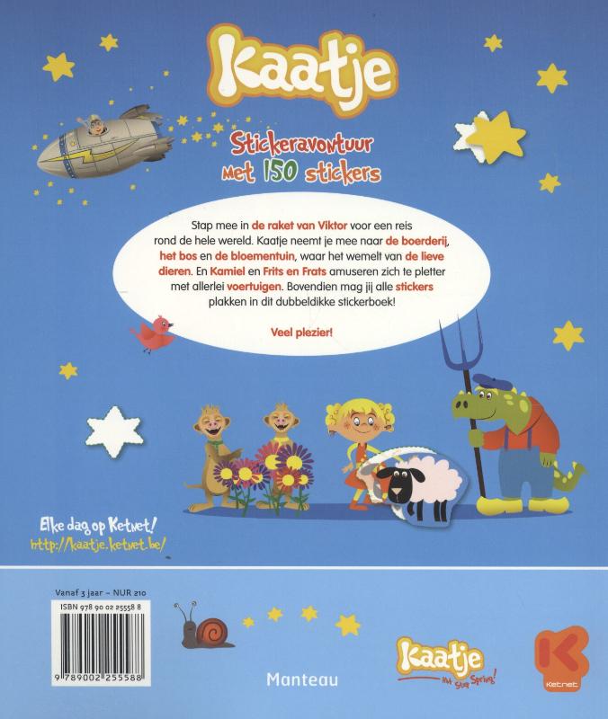 Achterkant van Mijn groot stickerboek met 150 stickers