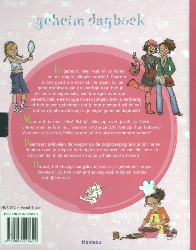 Achterkant van Geheim dagboek