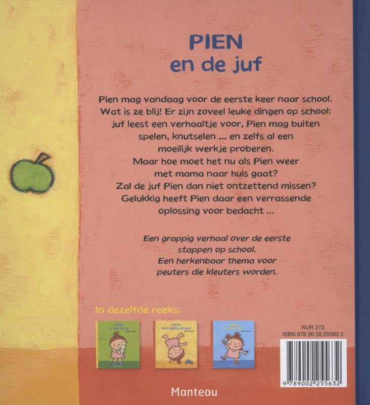 Achterkant van Pien en de juf